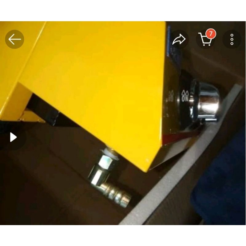 Sambungan pipa kompor gas /nepel/hose end original