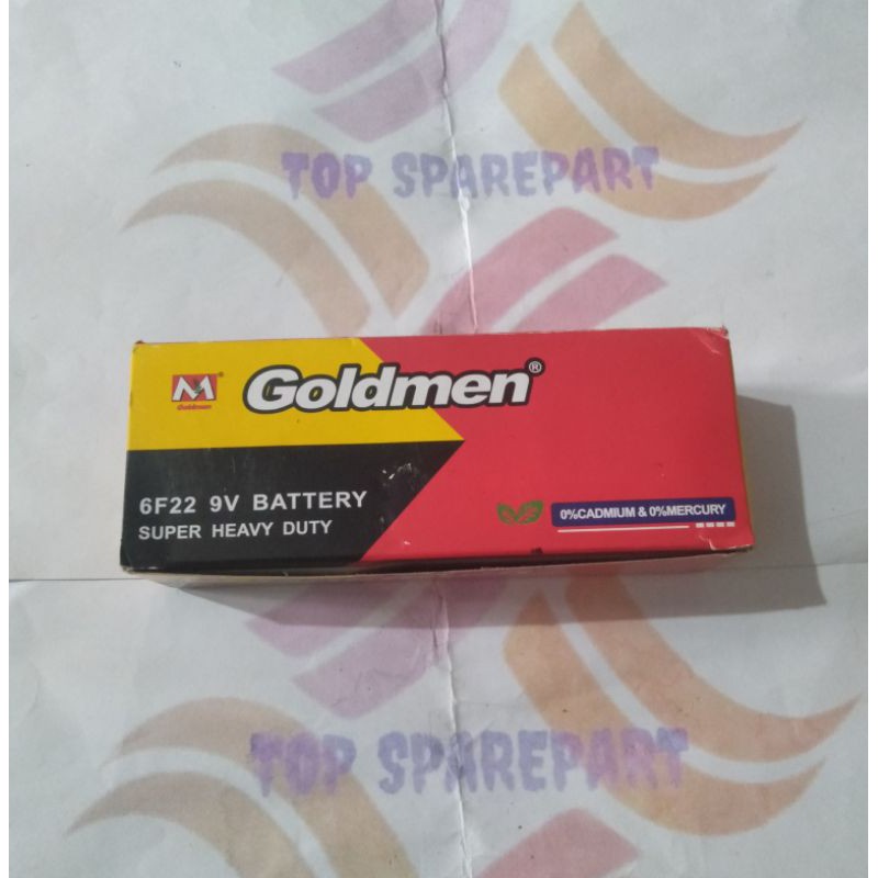 Baterai 9 Volt Baterai Kotak 9 V/Baterai Goldmen 9Volt