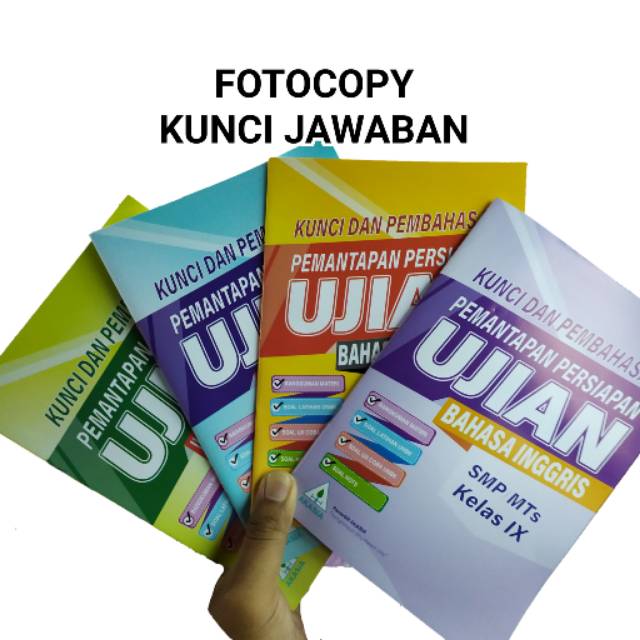 17+ Kunci Jawaban Buku Pemantapan Persiapan Ujian Bahasa Indonesia Kelas 9 PNG