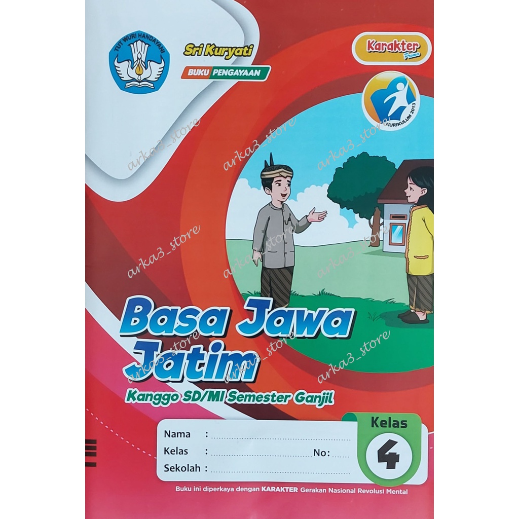 Lks Basa Jawa Jatim Kls 4 SD/MI Semester 1 – Karakter Prima