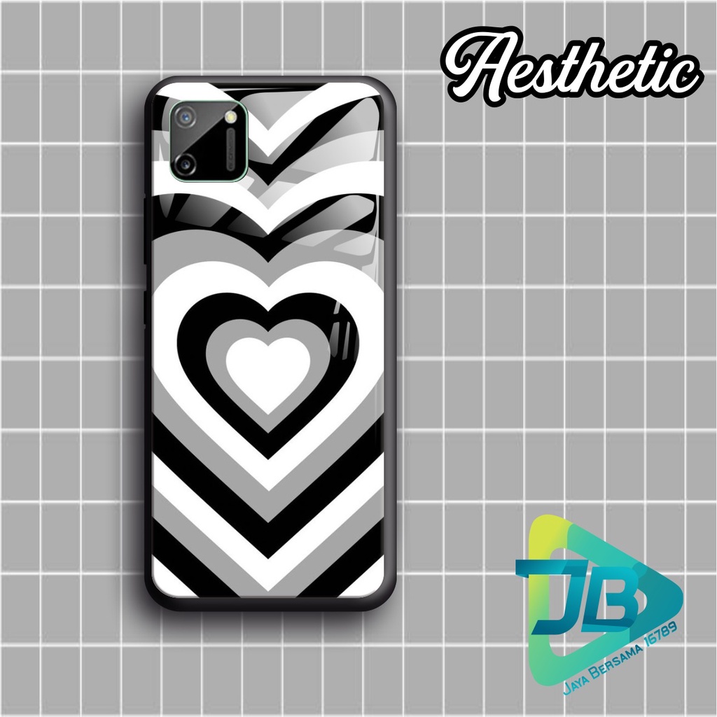 SOFTCASE BACK CASE GLASS KACA AESTHETIC OPPO VIVO XIAOMI SAMSUNG REALME IPHONE ALL TYPE JB5109