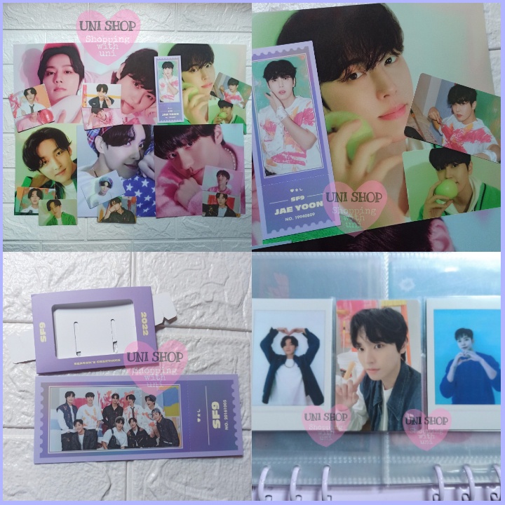 SF9 2022 Season Greeting member set, invitation ticket, frame, Trading Card