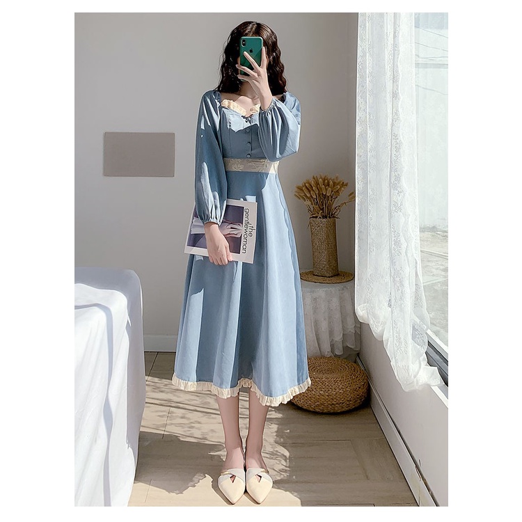 [ COD ] French style retro/VINTAGE DRESS 001-6