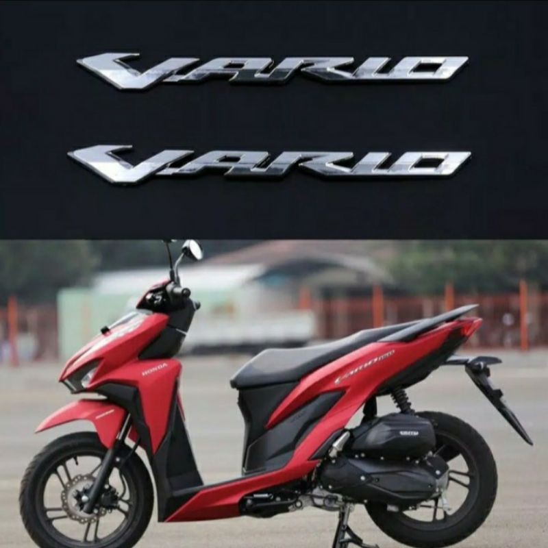 Emblem Logo Honda Vario Sepasang Kanan Kiri