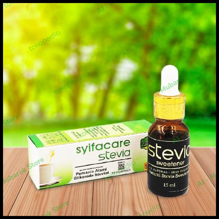 

TERBARUU!! Gula Cair Non Calorie STEVIA 15 ml / Natural Stevia Sweetener TERBARU