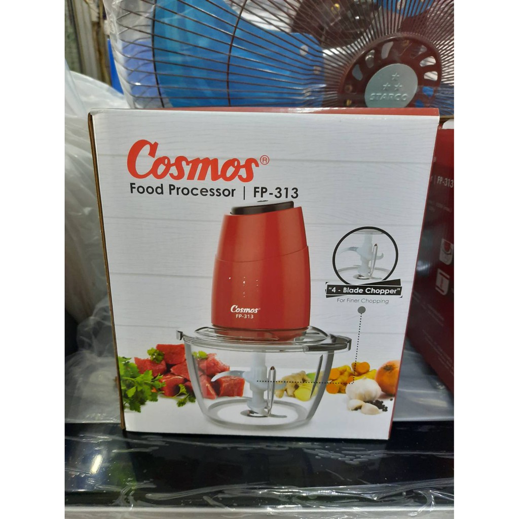 Cosmos Food Processor 1.2 Liter  FP-313 FP313 Pelumat Daging 4 Pisau