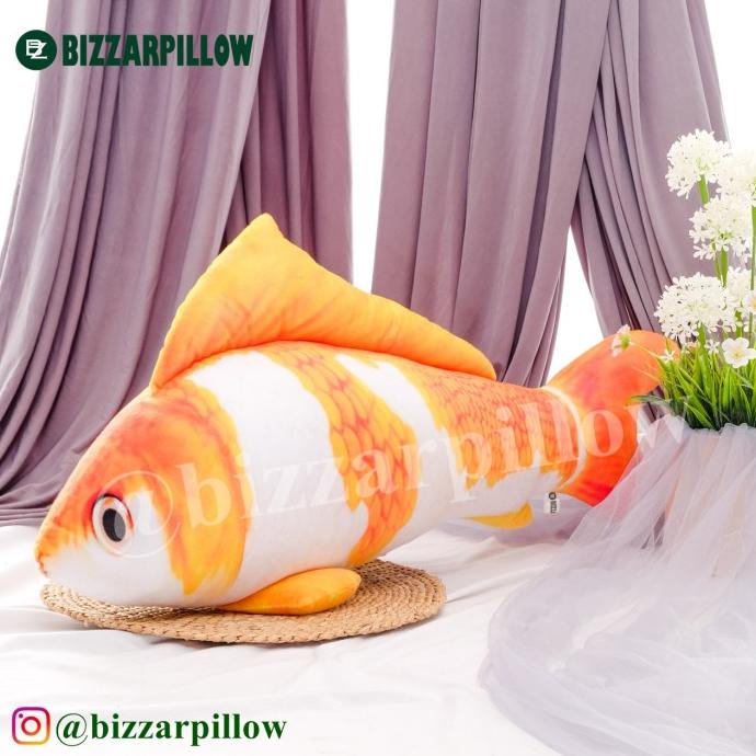 [Ready] Bantal Bentuk Ikan Koi Bantal Ikan Untuk Kucing Boneka Bantal Ikan Siz [Bantal]