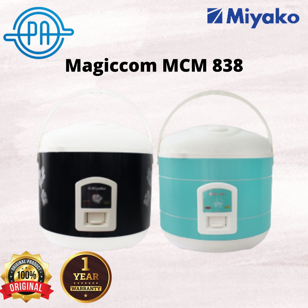 MAGICCOM MIYAKO Rice Cooker Miyako 2,2 liter MCM 838 KAPASITAS JUMBO SERBAGUNA