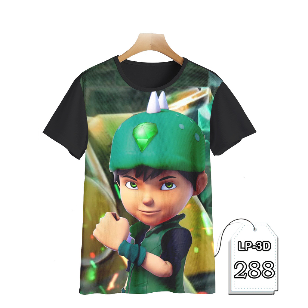 Baju Anak Boboiboy Duri Series 3D Baju Boboiboy Duri Kartun TV Anak Series DEWASA #LP3D-288
