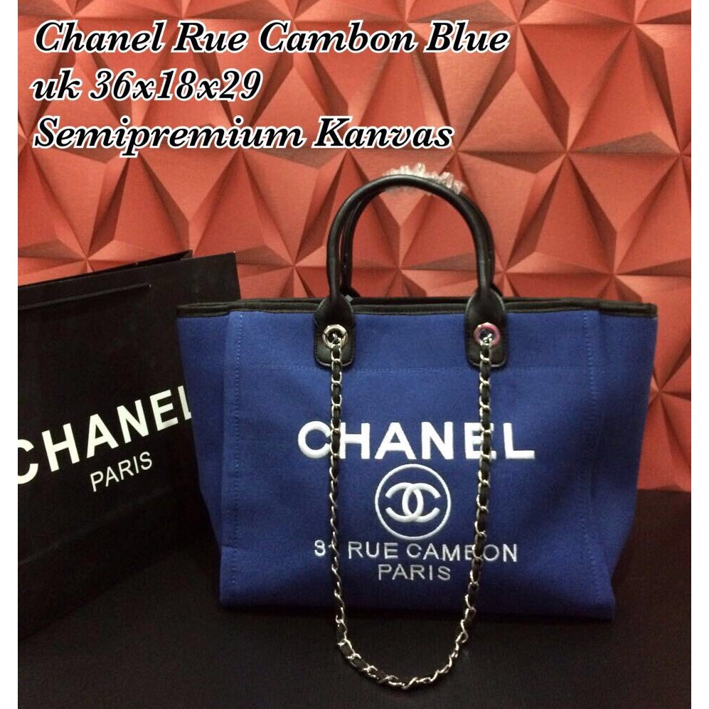 TAS CHANEL RUE CAMBON KANVAS