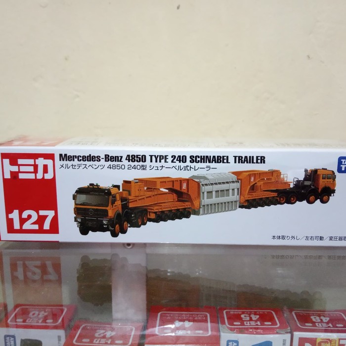 Diecast truk Mercedes benz 4850 truck Tomica long no 127 harga murah