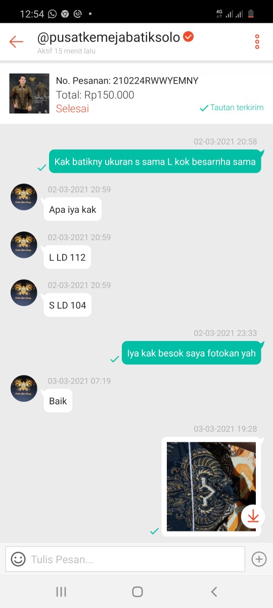 ( Full Furing )kemeja/baju Batik Pria Murah Panjang