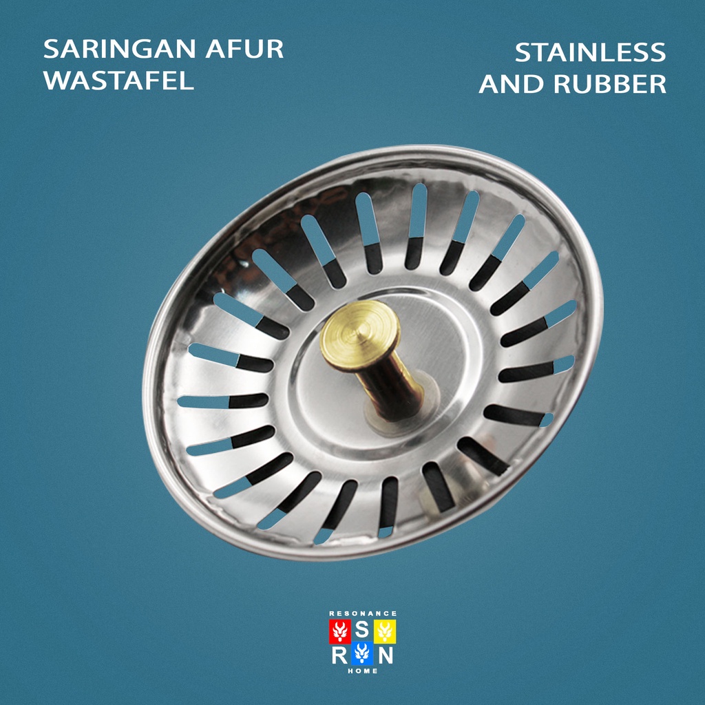 Saringan Tutup Lubang Wastafel / Afur Stainless | Resonance Home