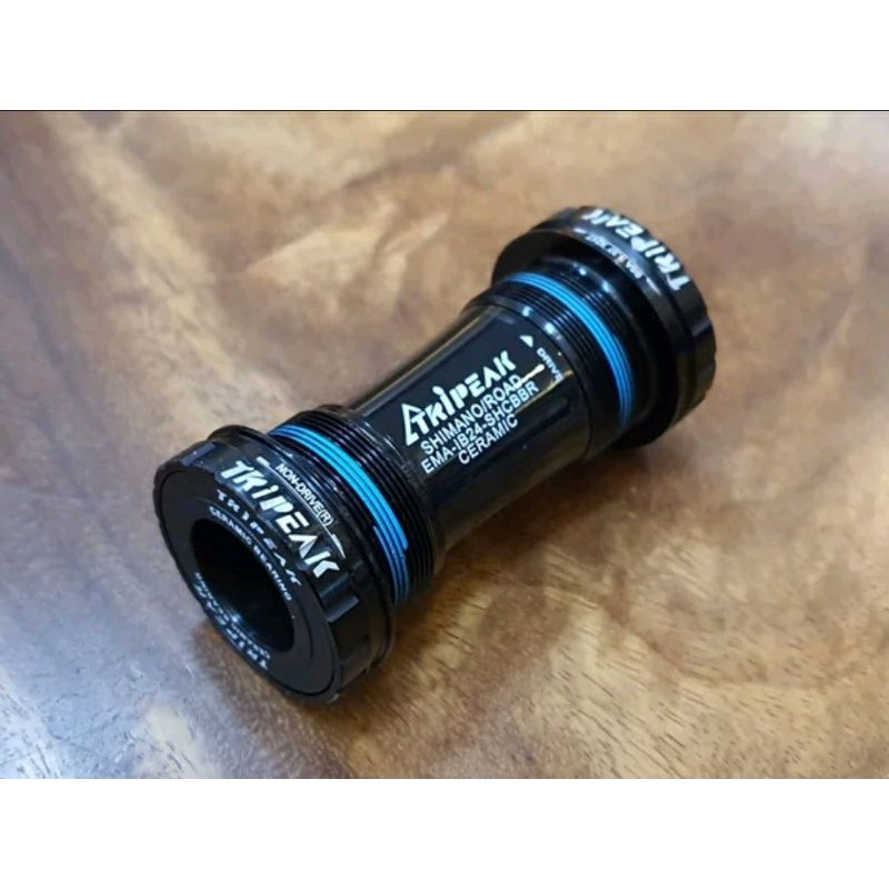 BB Tripeak Ceramic Bearing Black BSA Drat English For Shimano HT2 24mm