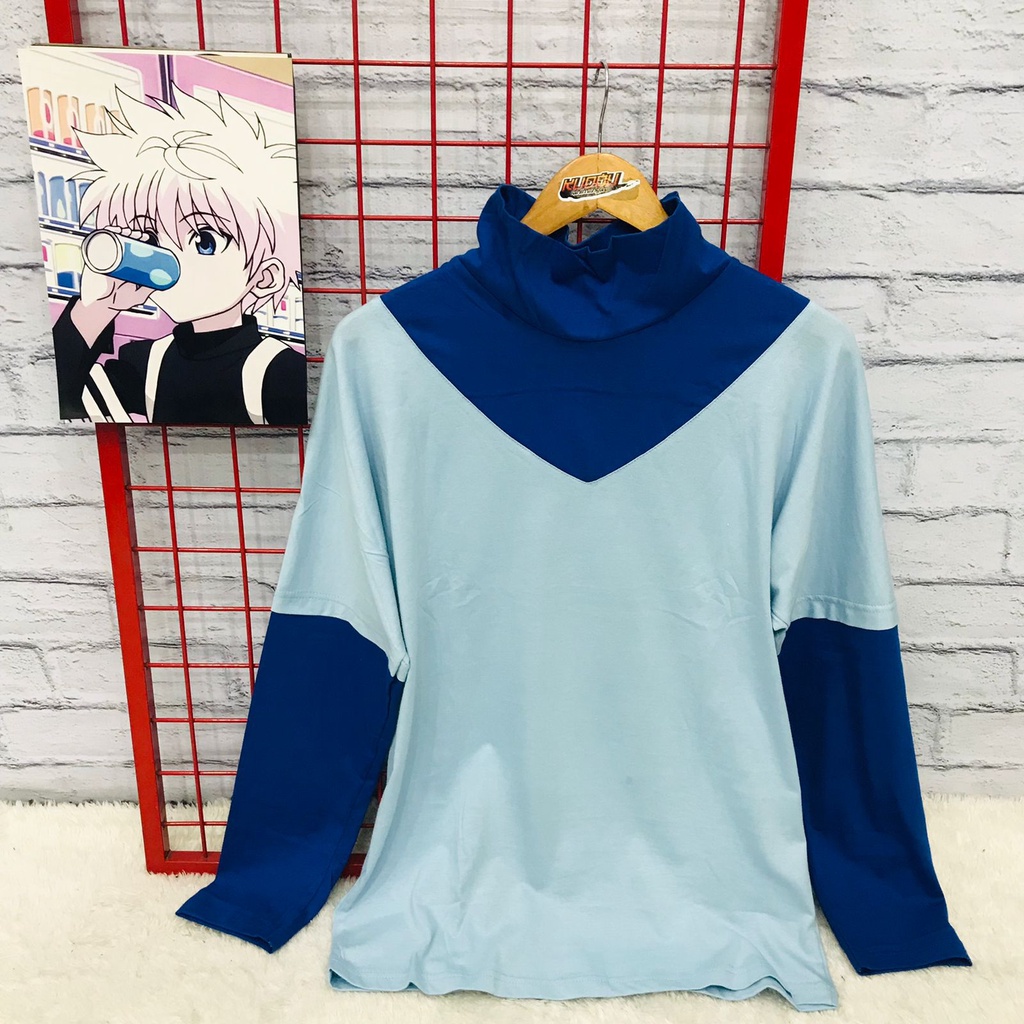 Longsleeve Turtleneck Killua Cosplay Anime Hunter  X Hunter Premium Unisex