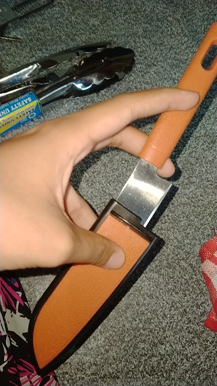 Pisau Dapur + Sarung / Pisau Kupas Sayur Buah Super Tajam Dapur Stainless