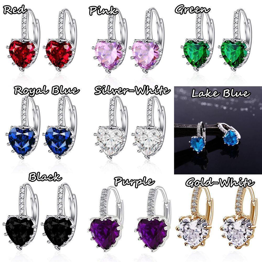 Lily Cubic Zirconia Anting Perhiasan Pernikahan Hadiah Pesta Untuk Wanita Fashion Jewelry