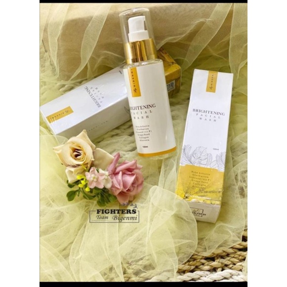 Brightening Facial Wash Bigenmi Beta Arbutin Gluthatione Collagen alloe vera Cleanser Moisturize