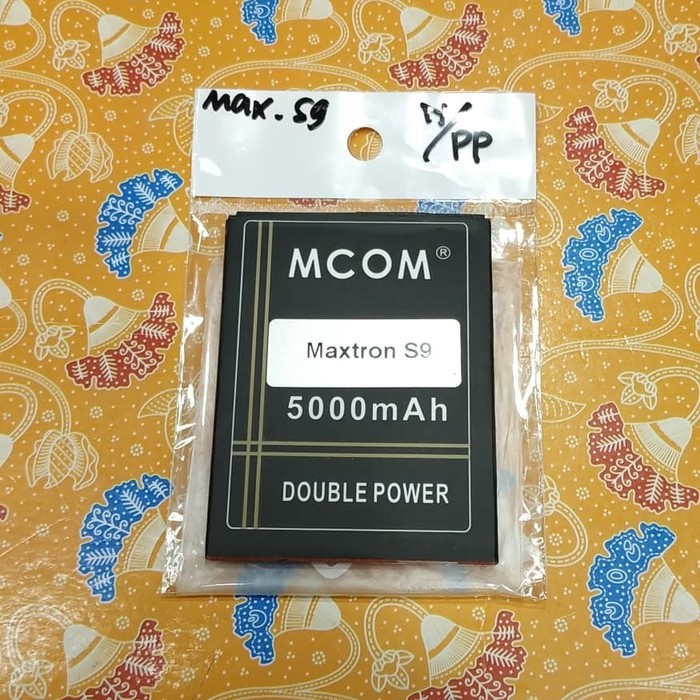 Baterai Maxtron S9 S 9 double power battery battle Maxtron S9 S 9