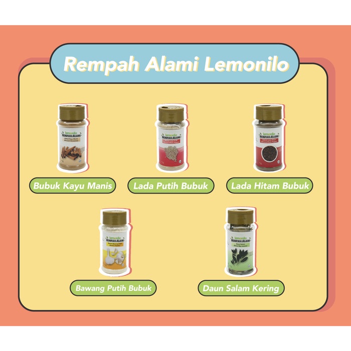 

vs2011bd Lemonilo Rempah Alami Jahe Bubuk (Ground Ginger) 40 Gr Fsfs201