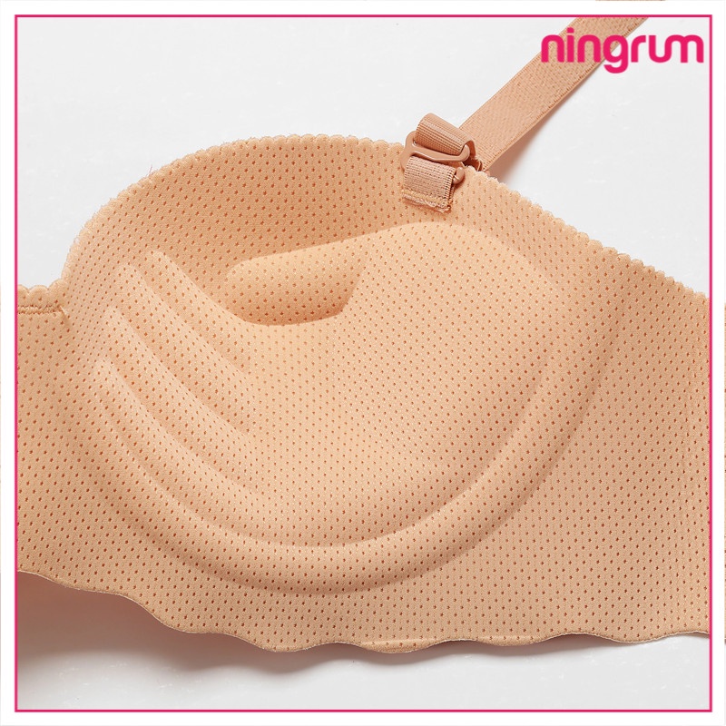 Ningrum Pakaian Dalam Bra Wanita BH Wanita Bsexy push up invisible bh bralette strapless tanpa kawat import premium korean style - 2057