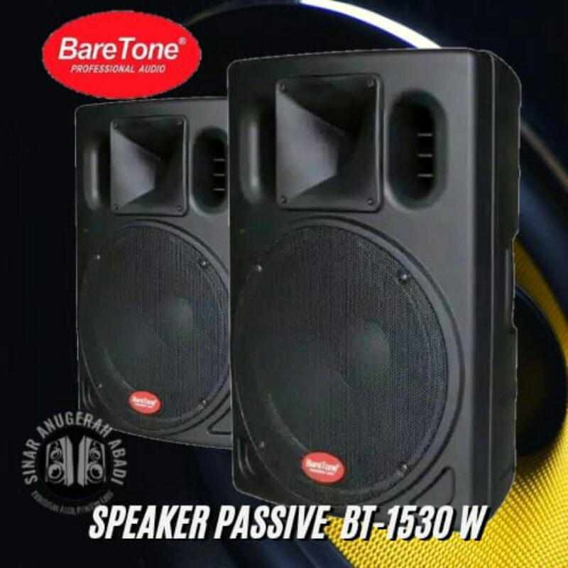 SPEAKER Aktif Portable BARETONE BT-A1530 W  15inch