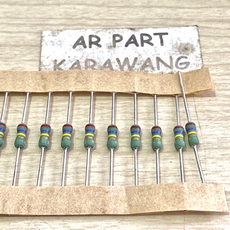 resistor 270k 1/2watt original japan bodi kecil