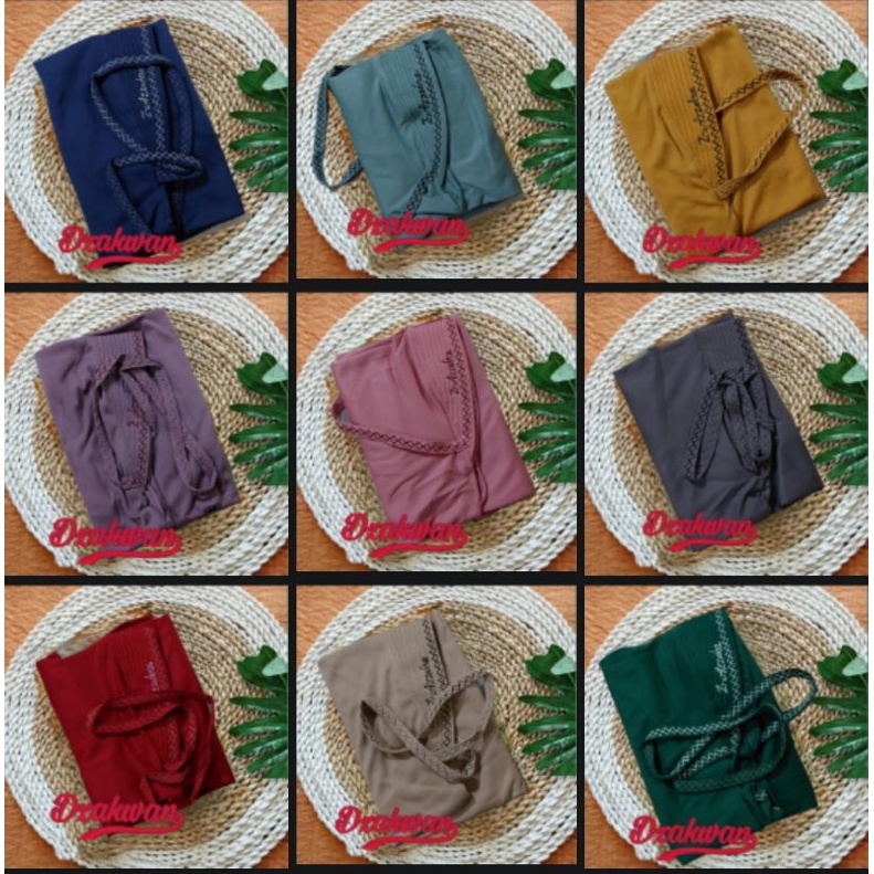 Jilbab instan Zigzag Kerudung kekinian Bergo terbaru 2021 Hijab Jumbo syar'i-GROSIR MIN-5 PCS