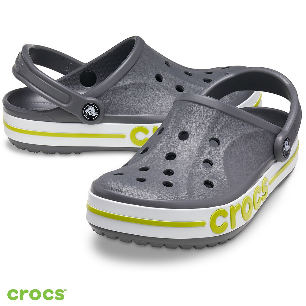 Sandal Crocs Baya Clog / Sandal Perawat / Sandal Unisex / Sandal Laki laki dan Perempuan / Sandal Tahan Air - Gray Green -  -205089-0GX