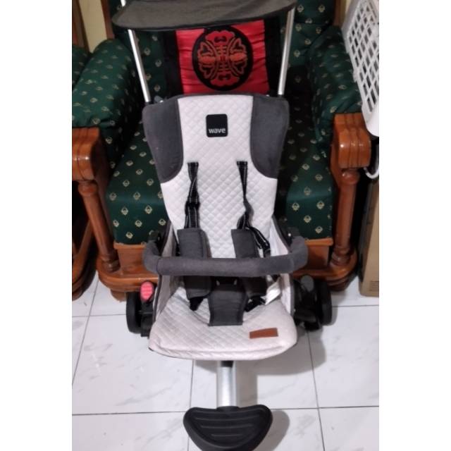 Aneka stroller isport iflex baby elle wave lengkap tas preloved good condition