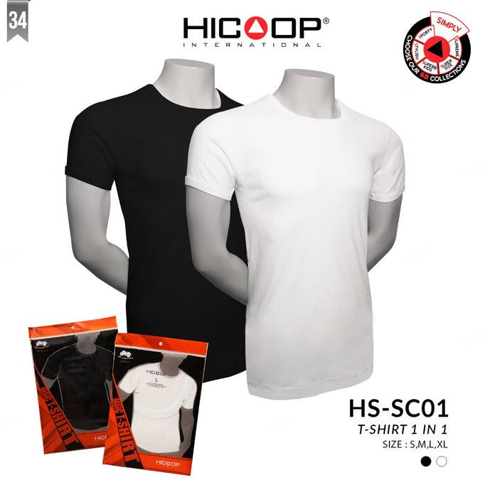 Kaos Dalam Pria Dewasa Hicoop Men Hs-Sc01 - Putih,M