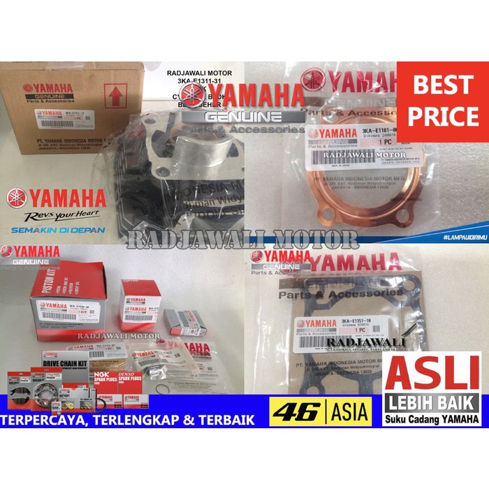 BLOK SEHER KOMPLIT RX KING YP 1 ASLI ORIGINAL YAMAHA