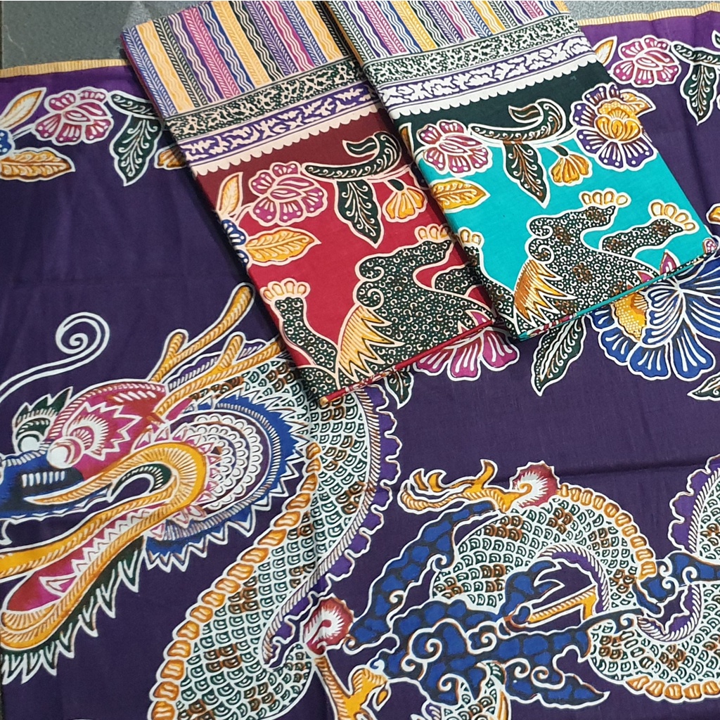 Selendang Gendongan Bayi Kain Jarik Cukin Motif Naga / Selendang kain Lendang Amanda