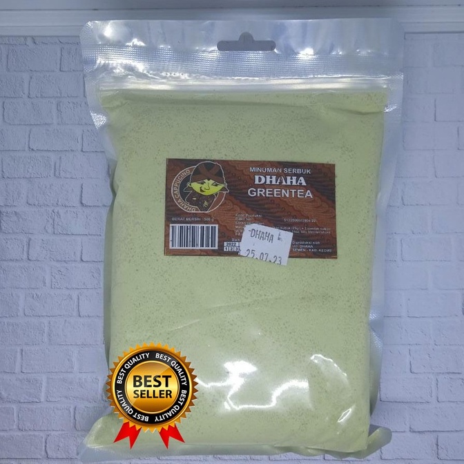 

Bubuk minuman Rasa Green Tea DHAHA 500 gr / DHAHA Powder drink/ bubuk minuman rasa 500 gr