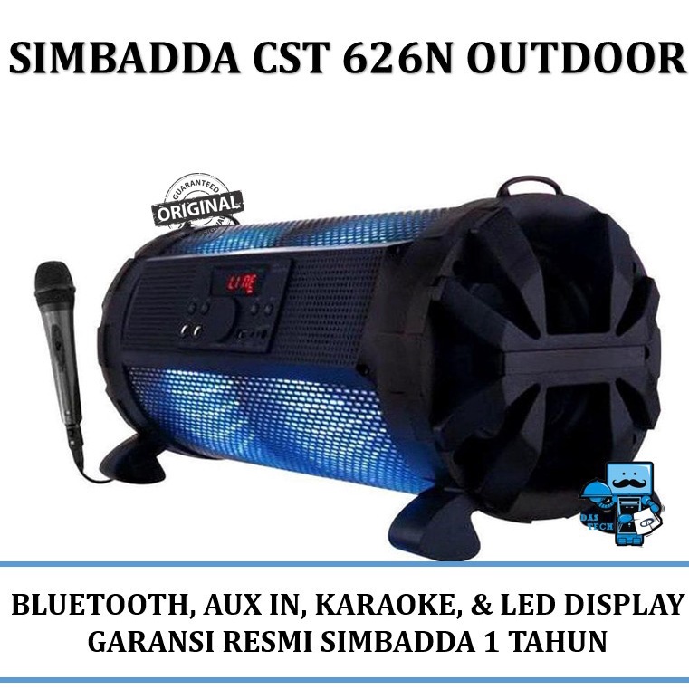 Speaker Simbadda Portable Music Player CST 626N 626 N Outdoor