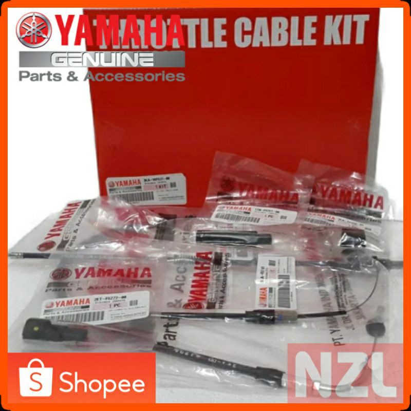 thorttle cable kit kabel gas pompa oli set rx king original yamaha