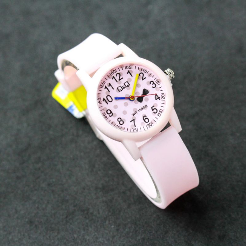 JAM TANGAN WANITA Q&amp;Q QQ ANALOG / JAM TANGAN WANITA FASHION QnQ TALI RUBBER WARNA