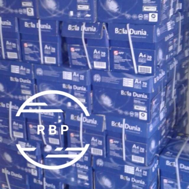 

KERTAS HVS BOLA DUNIA A4-70g PER BOX