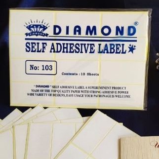 Label Stiker Nama Undangan Kode 103 (120 Label/Pack) 3 X 6,4 Cm