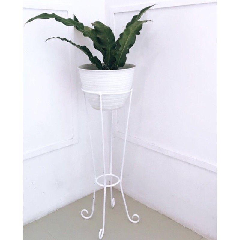 Standing rak pot bunga,ukuran tinggi 50cm diamter 20cm