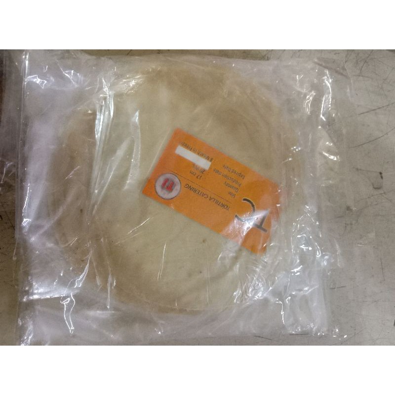 

Kulit Kebab (tortila) /TC/ TORTILA Catering 17 cm isi 20 pcs