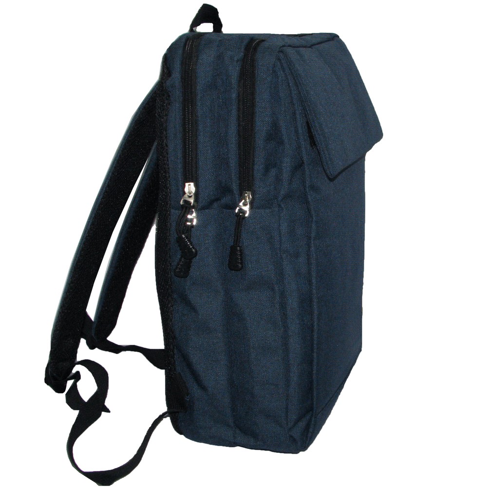 Tas Ransel Pria Backpack Korean Style / Tas Kerja Wisdom - Biru Navy