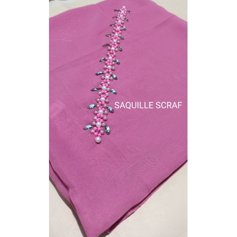 segiempat bella square payet mutiara permata/jilbab segiempat bella square bando payet/hijab bella-DASTYPINK