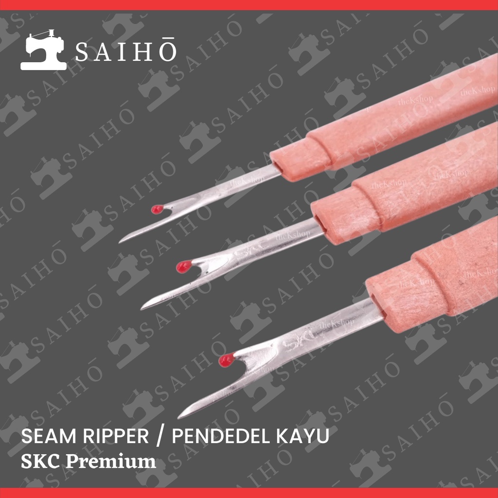 [SKC] Seam Ripper / Pendedel / Sontekan Benang Gagang Kayu