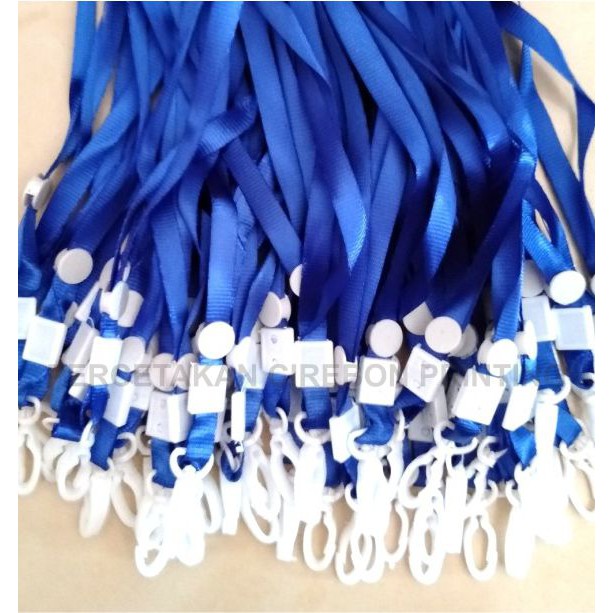 

Tali id card / lanyard 1cm jepitan plastik