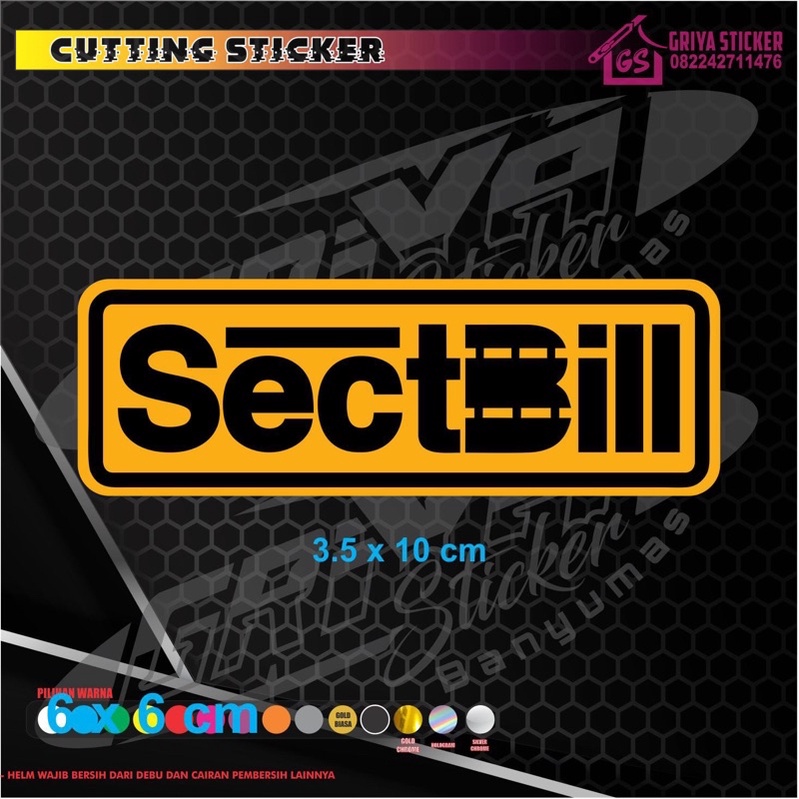 sticker stiker SECTBILL