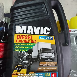 MAVIC Diesel Engine Oil 15w 40 isi  4L oli  mobil  diesel 