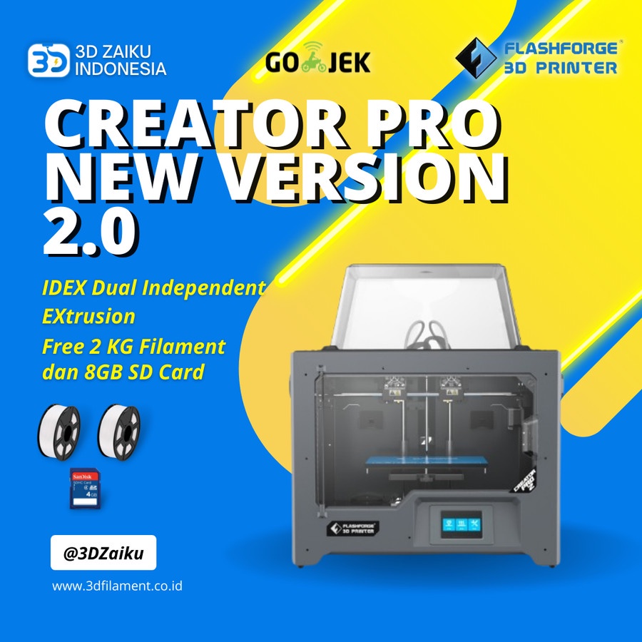 3D Printer Flashforge Creator Pro Dual Extrusion