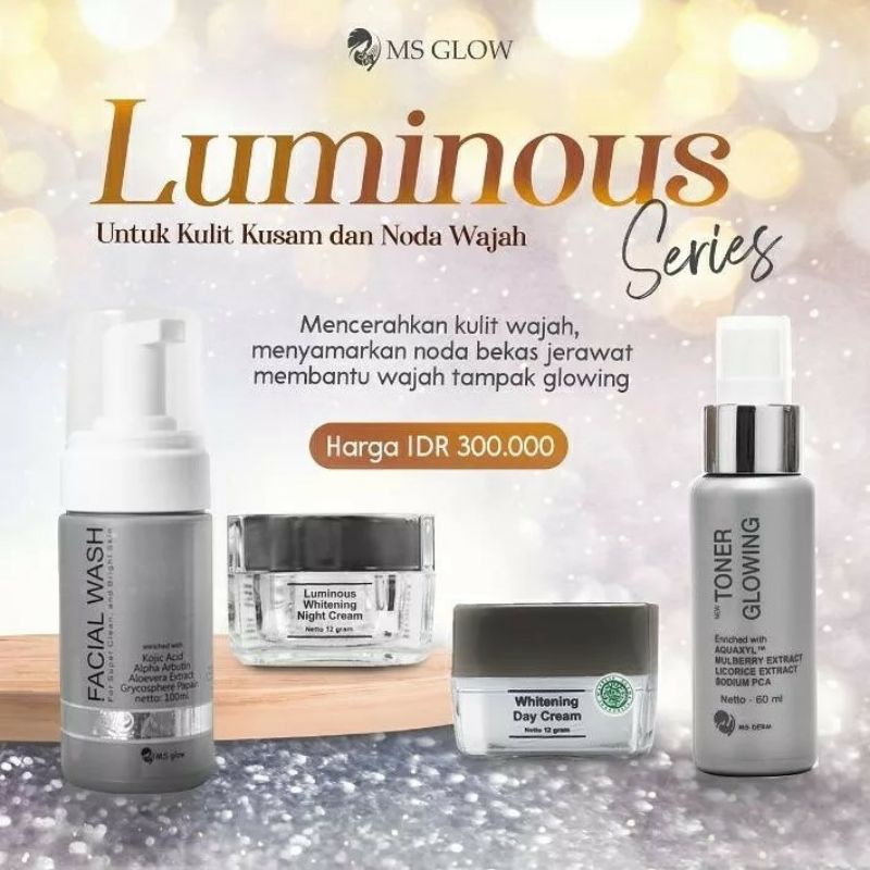 PRODUK MS GLOW DAN PAKET MS GLOW PERAWATAN KULIT WAJAH 100% ORI HALAL BPOM