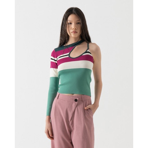 STRIPE OVAL LONG SLEEVE - 3MONGKIS X CISSYLIA